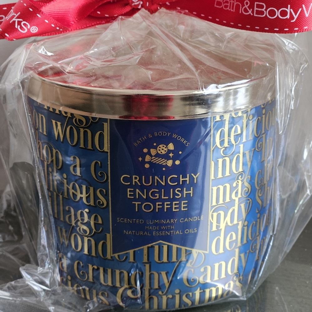 Bath & Body Works Crunchy English Toffee Scented Candle